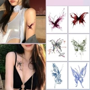 Pivoine - Butterfly Waterproof Temporary Tattoo