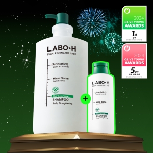 LABO-H Hair Loss Care Shampoo Scalp Strenghtening 750ml Set (+180ml)