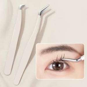 Popcorn - Stainless Steel False Eyelash Tweezer