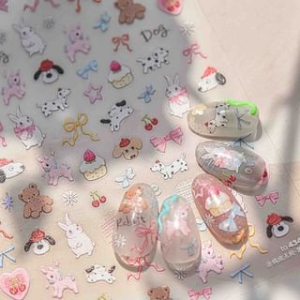 tomoni - Cartoon Nail Art Stickers