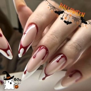 gracienorm - Halloween Blood Press On Nail