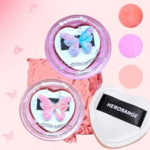 Butterfly Rhyme Air Powder Blusher Cream - (4-6)