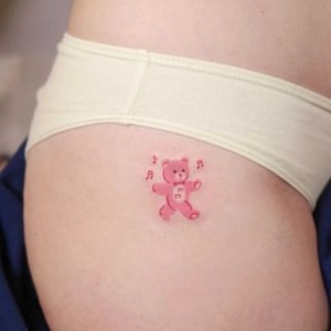 METZ - Bear Waterproof Temporary Tattoo