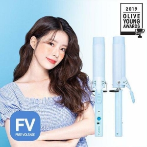 VODANA Glam Wave Curling Iron FV 36mm (Creamy Blue)