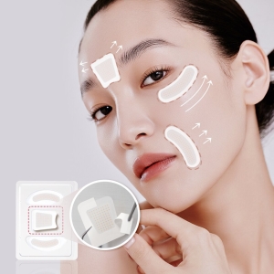 DERMAFIRM Age Reviving Micro Crystal Patch Plus 3P (For nasolabial folds 2P + for between the brows 1P)