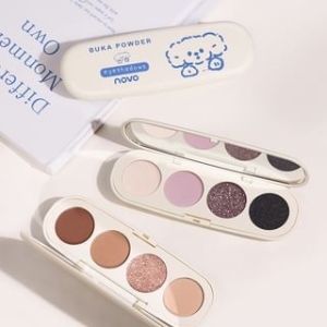 NOVO - Happy Puppy Quad Color Eyeshadow Palette - 4 Types - 4g