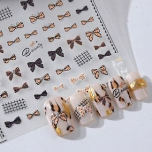 dainlili - Bow Tie Nail Art Stickers