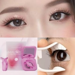 Natural Crisscross Magnetic False Eyelashes + Applicator