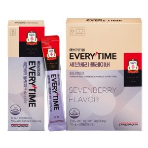 Jung Kwan Jang Korean Red Ginseng Extract Everytime Sevenberry Flavor (10ml*20 Sticks) (20-day supply)