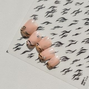 tomoni - Zebra Print Nail Art Stickers