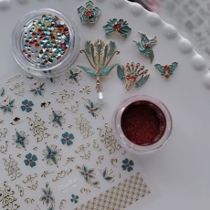 Padoma - Chinese Wedding Nail Art Decoration / DIY Kit