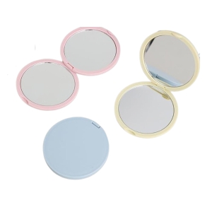 MINGXIER - Round Pocket Mirror (Random Colour) - 1 pc