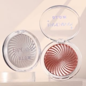 HANDAIYAN - Swirled Relief Delicate Highlighter - 6 Colors - 9g