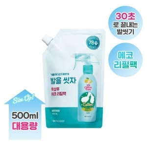 ON:THE BODY Cotton Foot Shampoo Refill 500mL (Lemon)