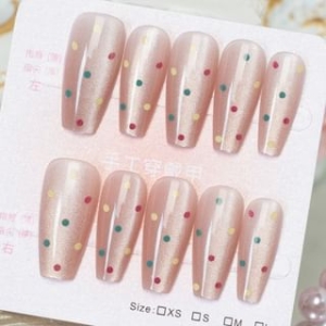 Candyvina - Polka Dot Press On Nail