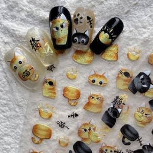 Padoma - Cat Nail Art Stickers